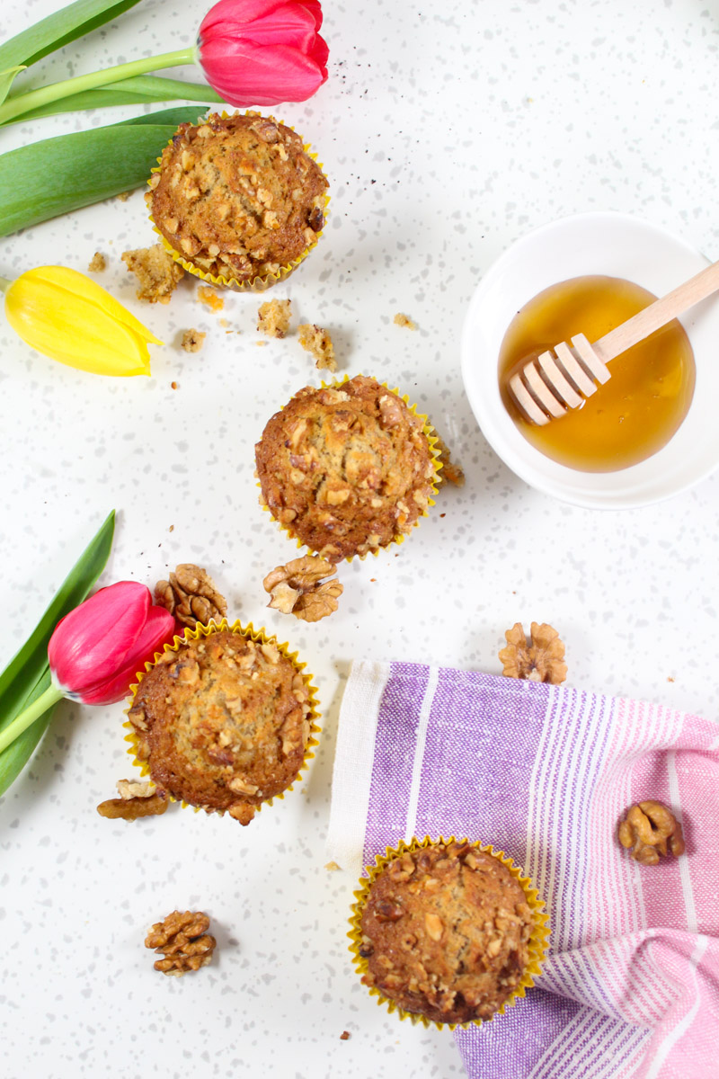 This Banana Carrot Muffins recipe is easy to make, full of flavor, light, and fluffy. The perfect sweet temptation for a special occasion or lazy weekend.