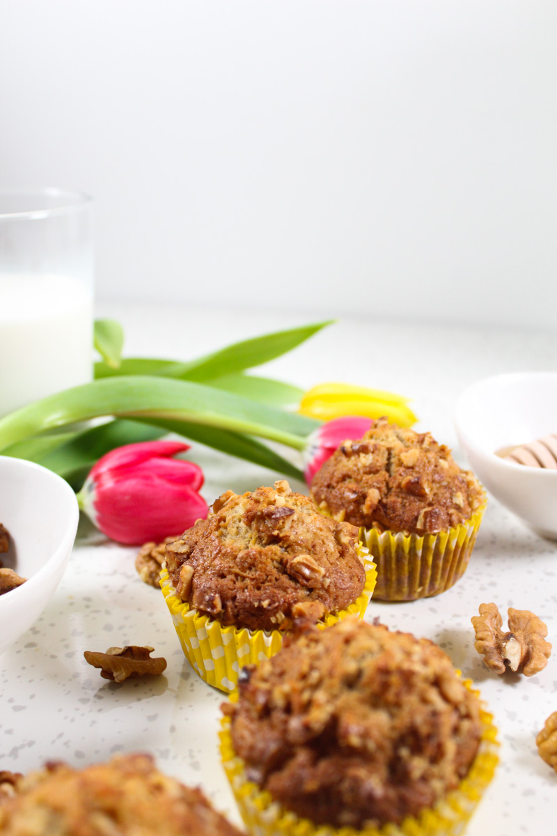 This Banana Carrot Muffins recipe is easy to make, full of flavor, light, and fluffy. The perfect sweet temptation for a special occasion or lazy weekend.