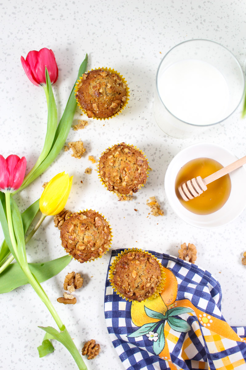 This Banana Carrot Muffins recipe is easy to make, full of flavor, light, and fluffy. The perfect sweet temptation for a special occasion or lazy weekend.