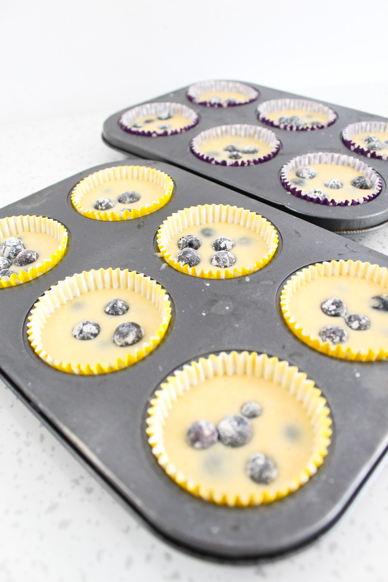 These muffins are full of juicy blueberries, tender, fluffy, and have a sweet streusel topping that makes them the best blueberry muffins you will ever find.