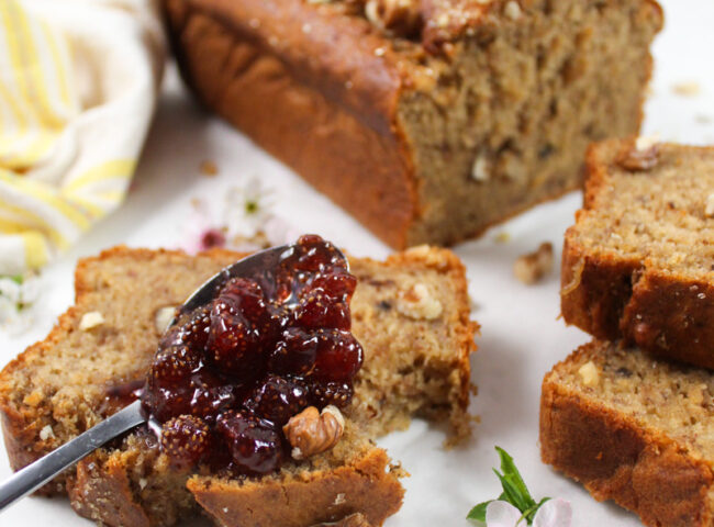 Easy Banana Walnut Bread