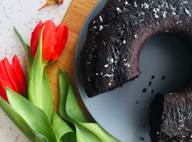 Paleo Brownie Cake