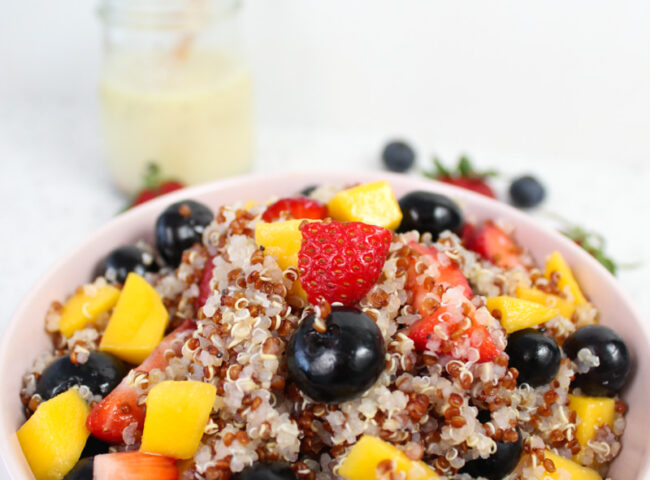 Quinoa Mango Blueberry Salad