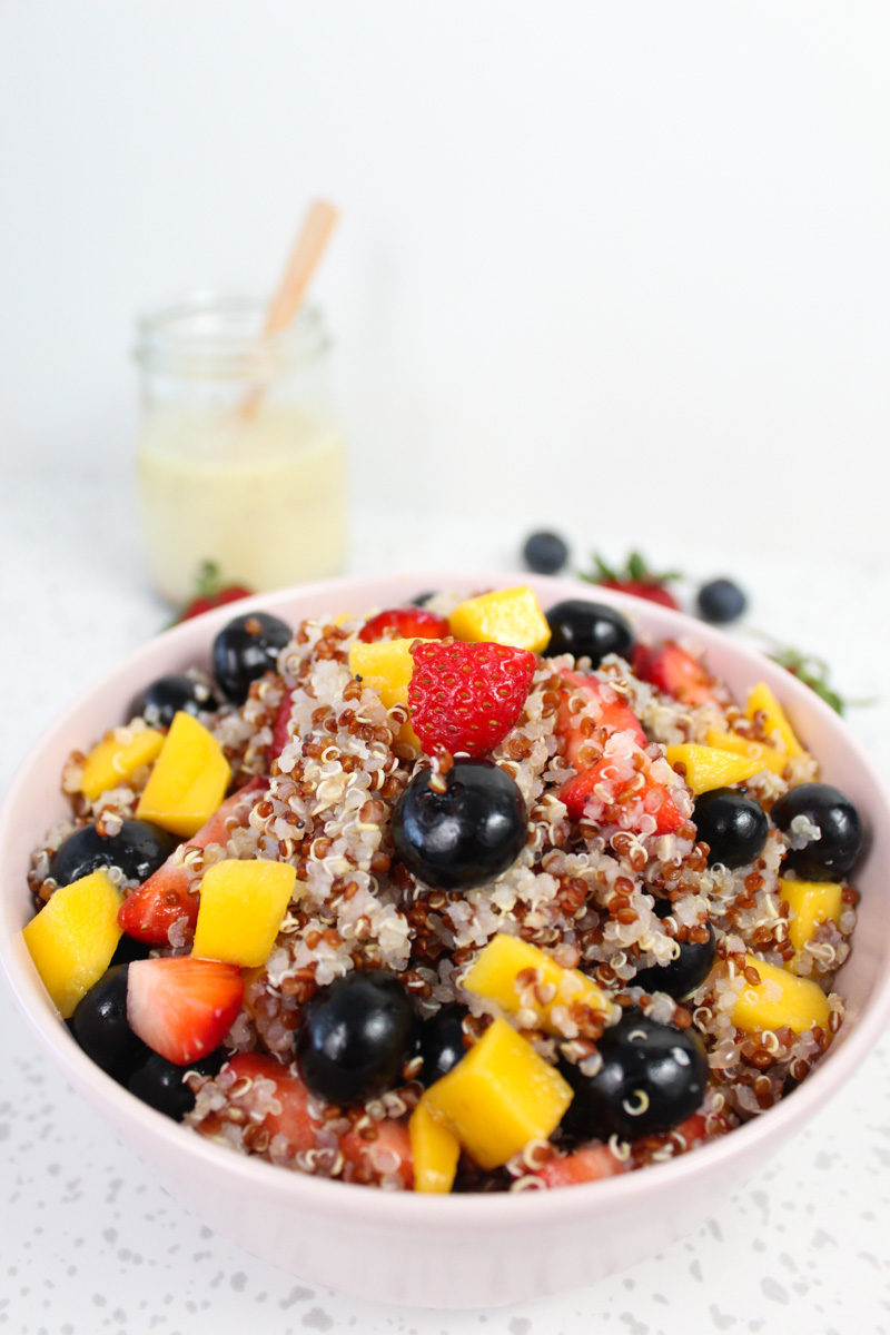 Quinoa Mango Blueberry Salad