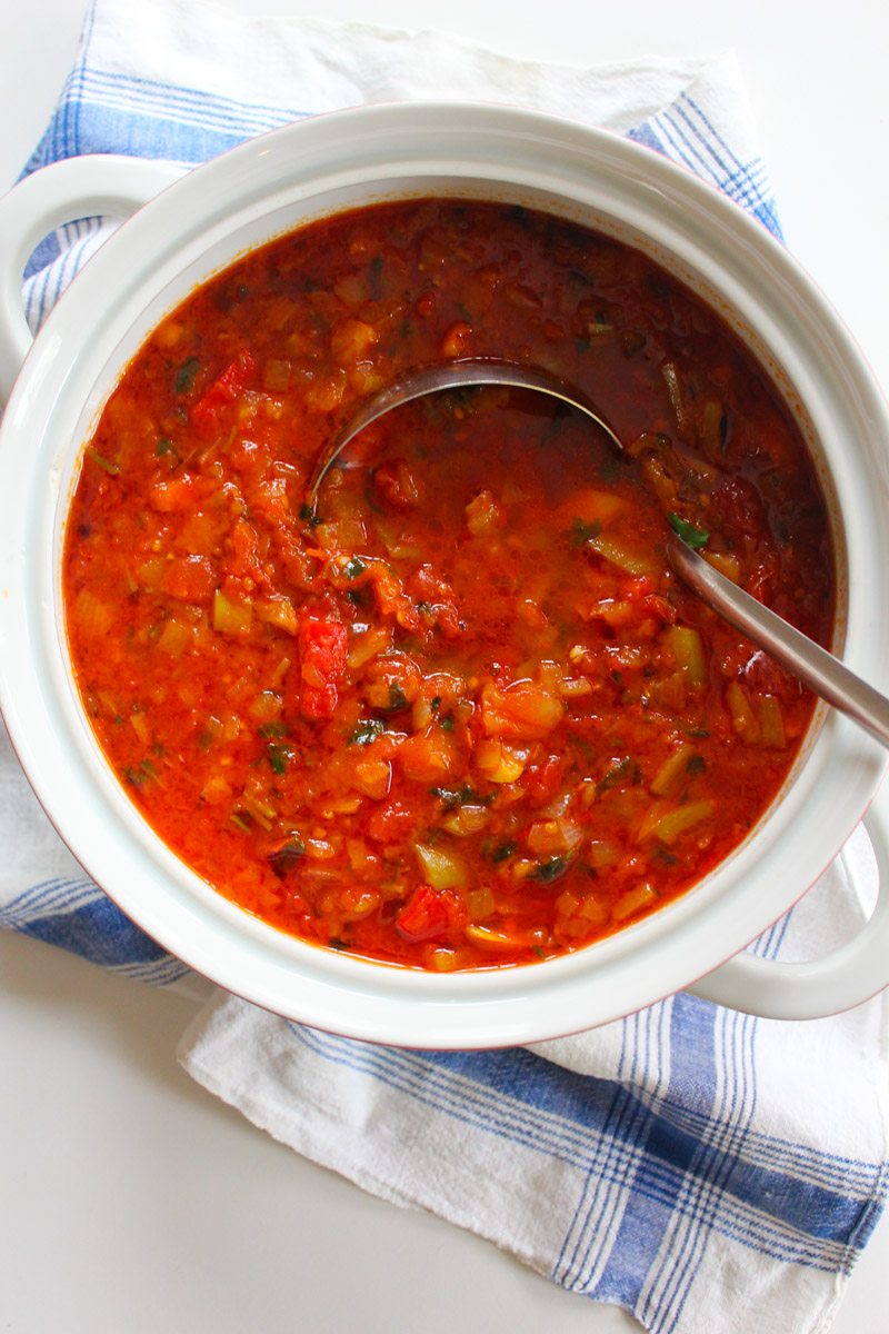 Tomato Soup with Four Ingredients